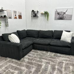 Grey Cloud Sectional Couch - Free Delivery 