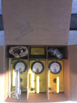 Radiation Detection Set Antique