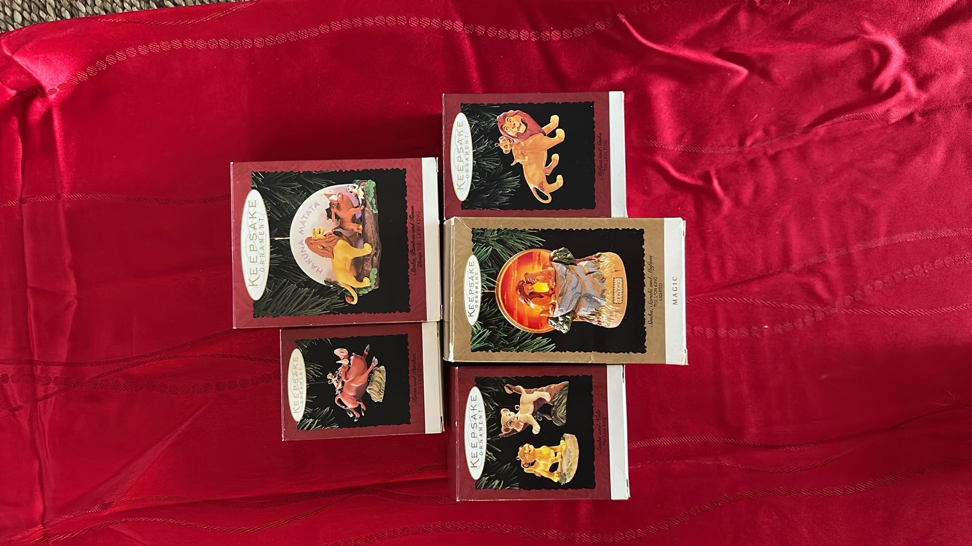 Lion King Ornaments Lot