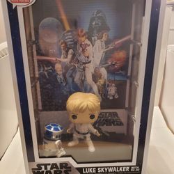 FUNKO POP Star Wars Luke Skywalker w/R2-D2 #02, 17inch Tall
