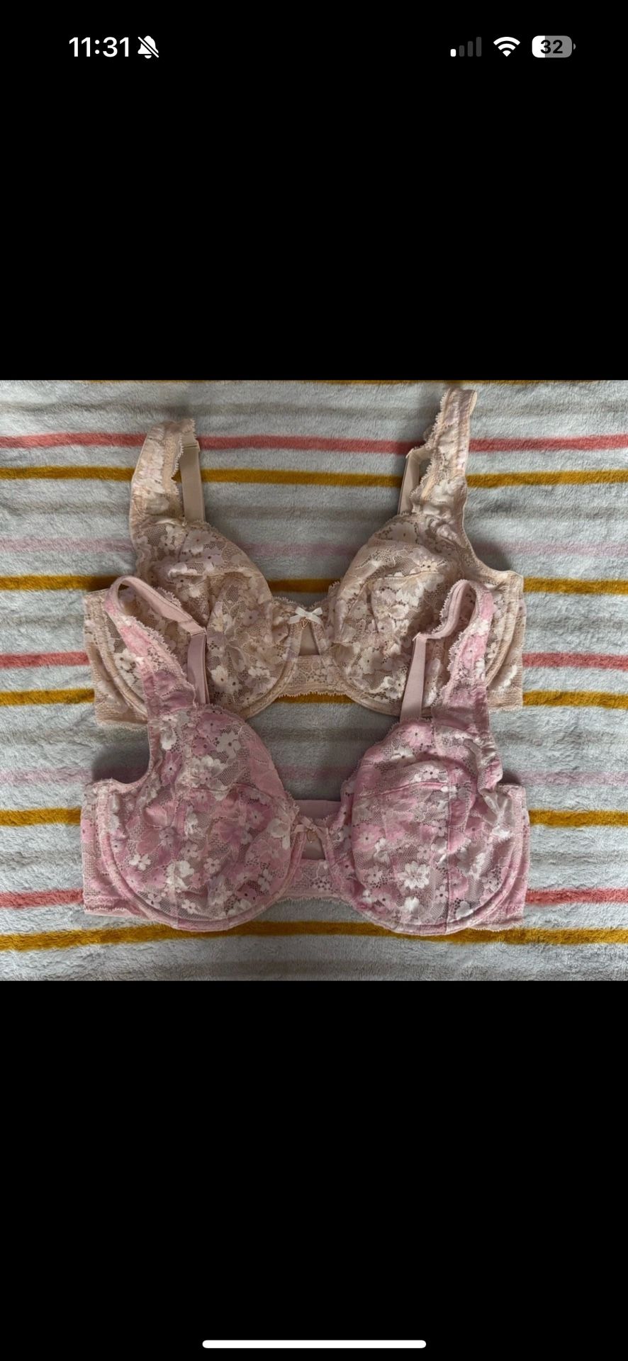 Victoria’s Secret Bras Body By Victoria Unlined Demi 36G Bundle Of 2