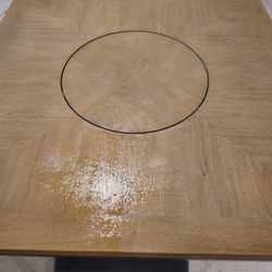 Dining Table With Spinning Top