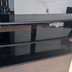 Glass Typed Metal TV Stand
