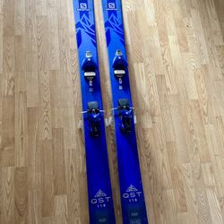 Salomon QST 118 Powder Skis with Salomon STH2 16 WTR Bindings