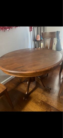 Table and chairs