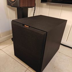 Klipsch Reference R-12SW 12" Powered Subwoofer Brushed Black 