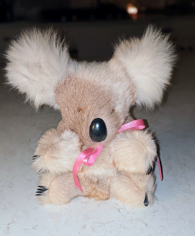 Koala Real Fur Souvenir From Sydney Zoo