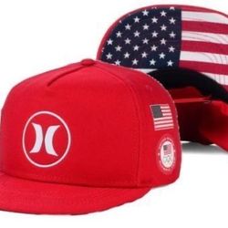 New Hurley Team USA Snap Back Hat