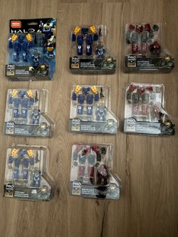 Mega Halo Construx Exosuit Lot of 8