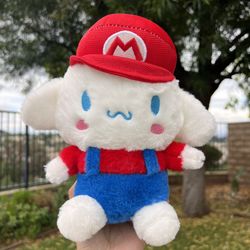 Bunny Ears Plush Doll in Red Hat 🧸 Holiday Gift