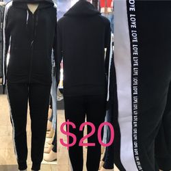 Ladies hoodies sets inside fleece size S to XL WHOESALE & retail