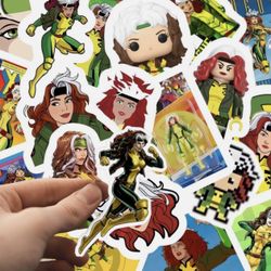 Rogue X Men 40 Piece Stickers