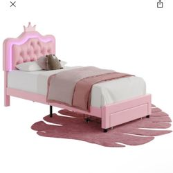 Twin Size Light-Up Princess bed 