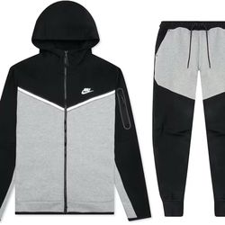 Nike Tech Fleece Full Zip Hoodie & Joggers Set
