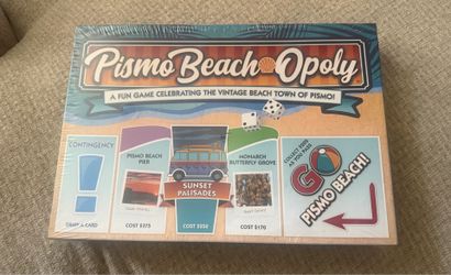 RARE Pismo Beach Opoly Board Game Monopoly Brand New Sealed