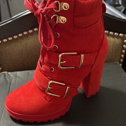 Red Boot Heels 
