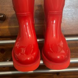 MONCLER RAIN BOOTS WOMENS SIZE 8