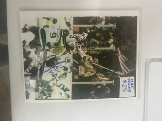 Mike Eruzione Signed Hockey Photo