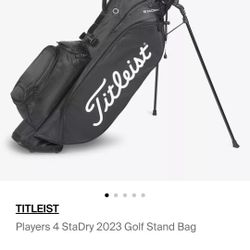 Titleist Staydry Stand Up Golf Bag