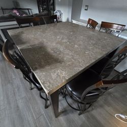 Marble Pub Table