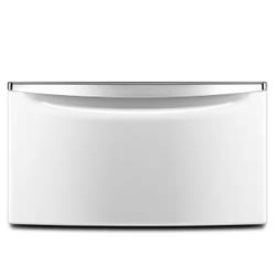 15.5 In. White Pedestal For Front Load Washer & Dryer With Storage