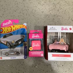New 2024 Barbie Hallmark Ornament + + Corvette Car + Wireless Speacker VALENCIA $20