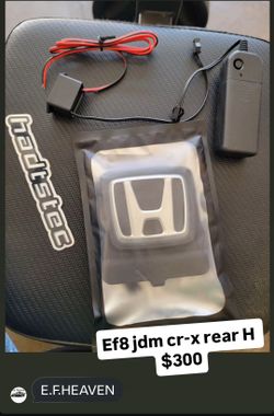 88-91 honda crx jdm rear H light up