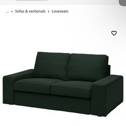 IKEA KIVIK loveseat w/Ottoman