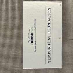 Temper Pedic Queen Box Spring