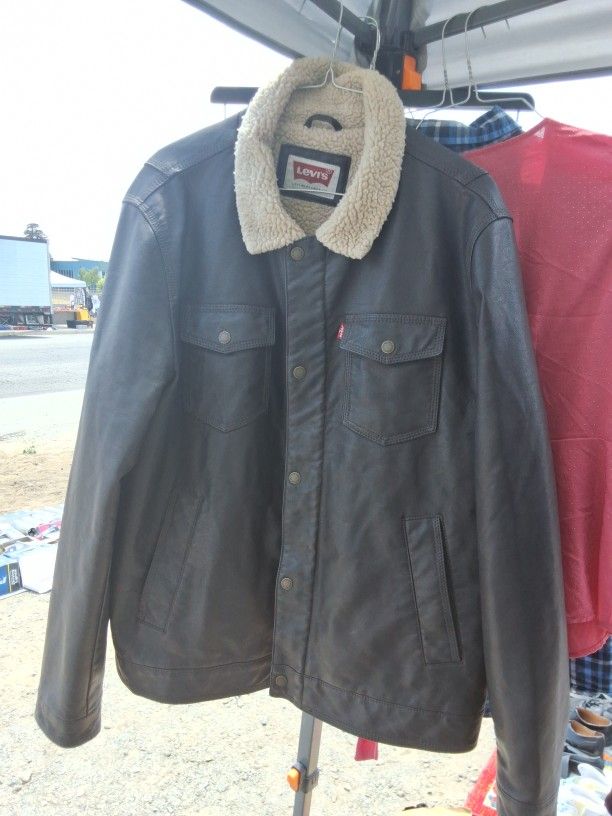 Levis Jacket De Cuero