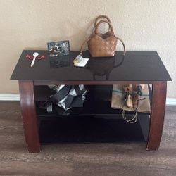 Glass Entertainment Stand 