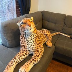 Giant Leopard Plush Toy Collectible 