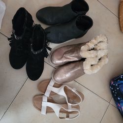 Girls Shoes Sz 3,4,and White Are Women's 5.5