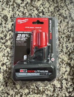 Milwaukee M12 5.0 High Output Battery