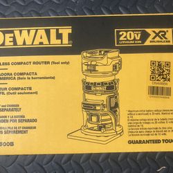 New DeWalt XR Router 20V Cordless