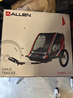 NIB Allen 2 Child Bike Trailer 