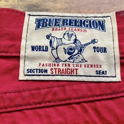 Red True Religion Jeans 