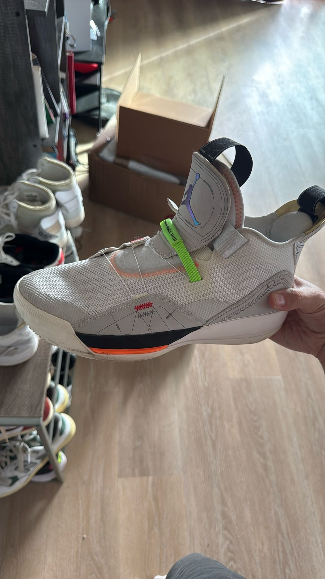 Barely word Jordans - 10.5