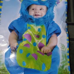 Baby Monster Costume 0-9 Months 