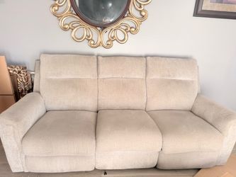 Reclining theater style sofas