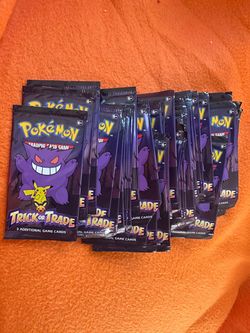 Pokémon trick or trade cards