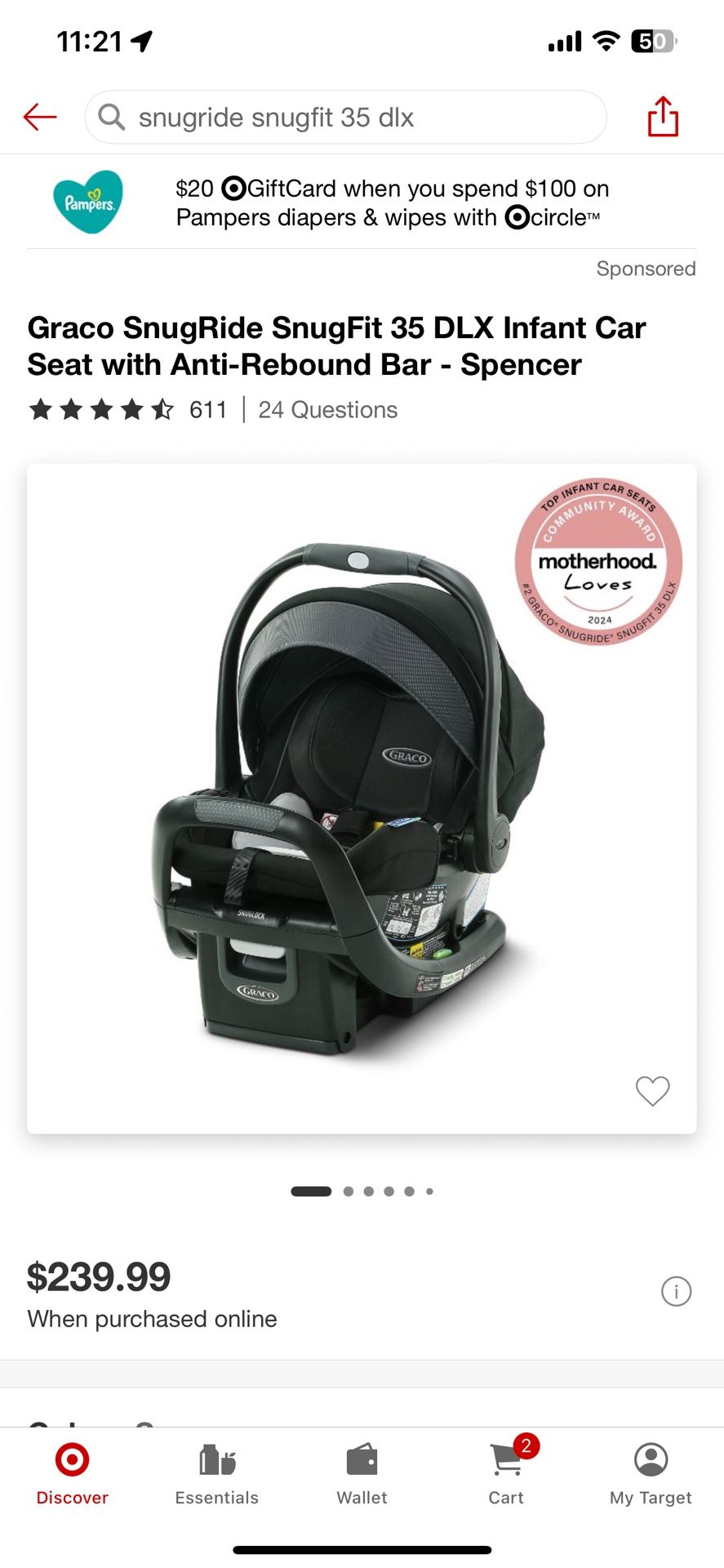 New Graco Car Seat