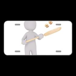 License Plate Novelty Car Front Baker Pastry Chef Roll Craft