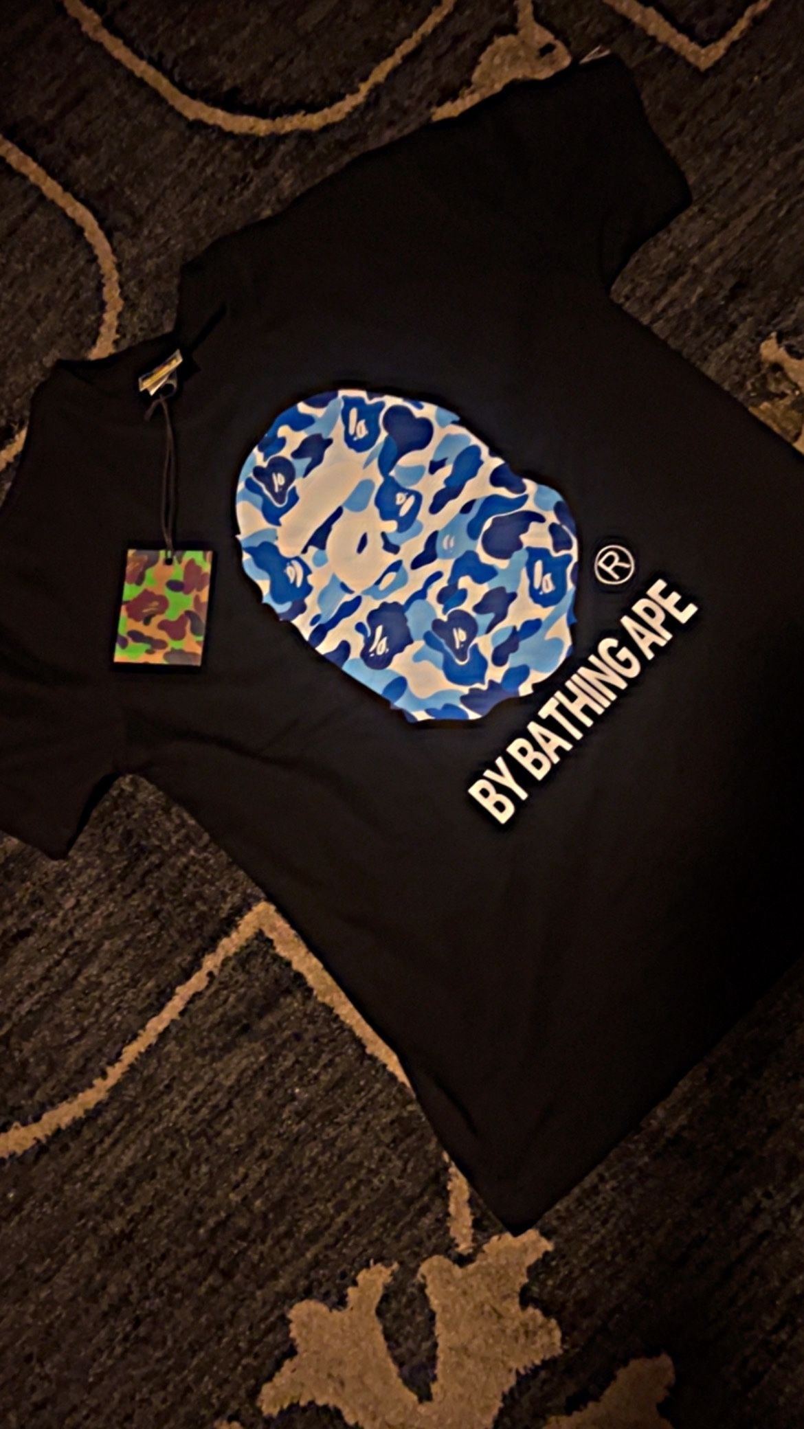 Bape Blue Size M