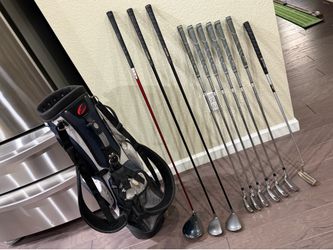 GOLF SET Orlimar TriMetal Driver Woods ProKennex 5-PW Irons Odyssey