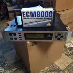 Ultra Curve Pro Analyzer Plus Microphone ECM 8000