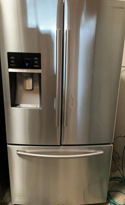 Samsung 3 Door 33" Stainless Steel Fridge
