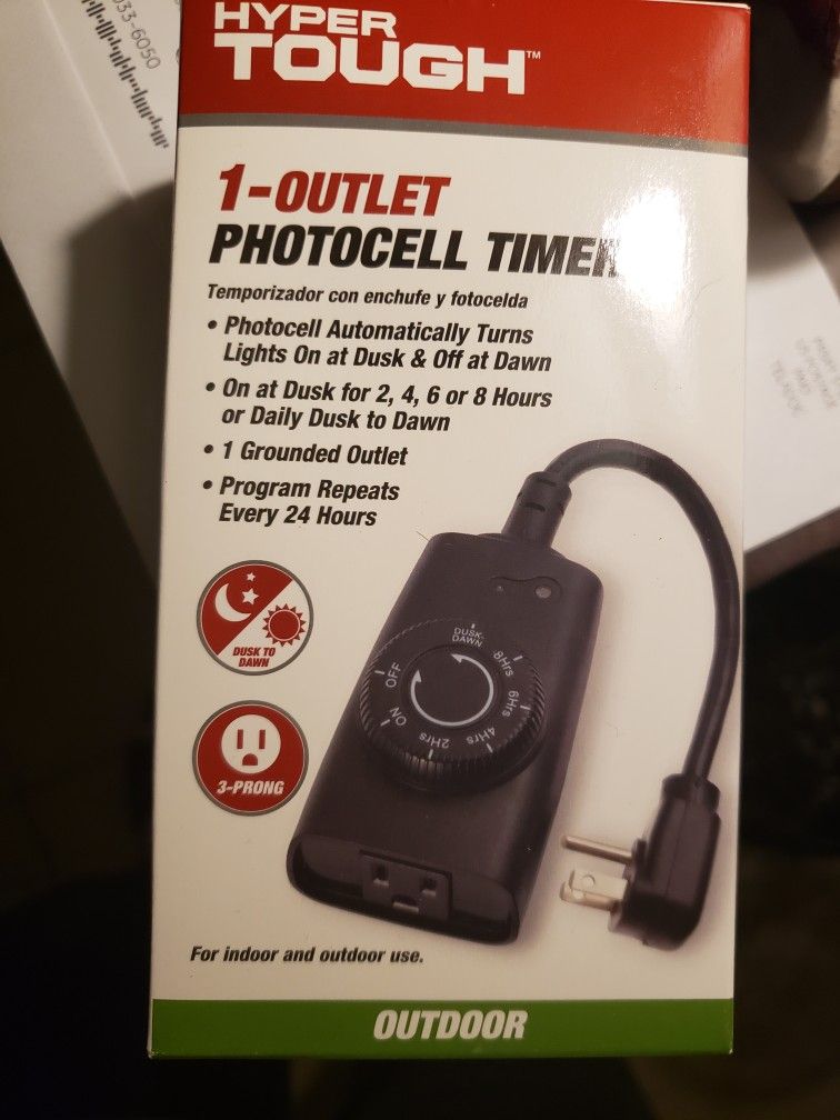 HYPER TOUGH 1 OUTLEG PHOTOCELK TIMER