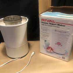 Rival frozen yogurt and ice cream maker