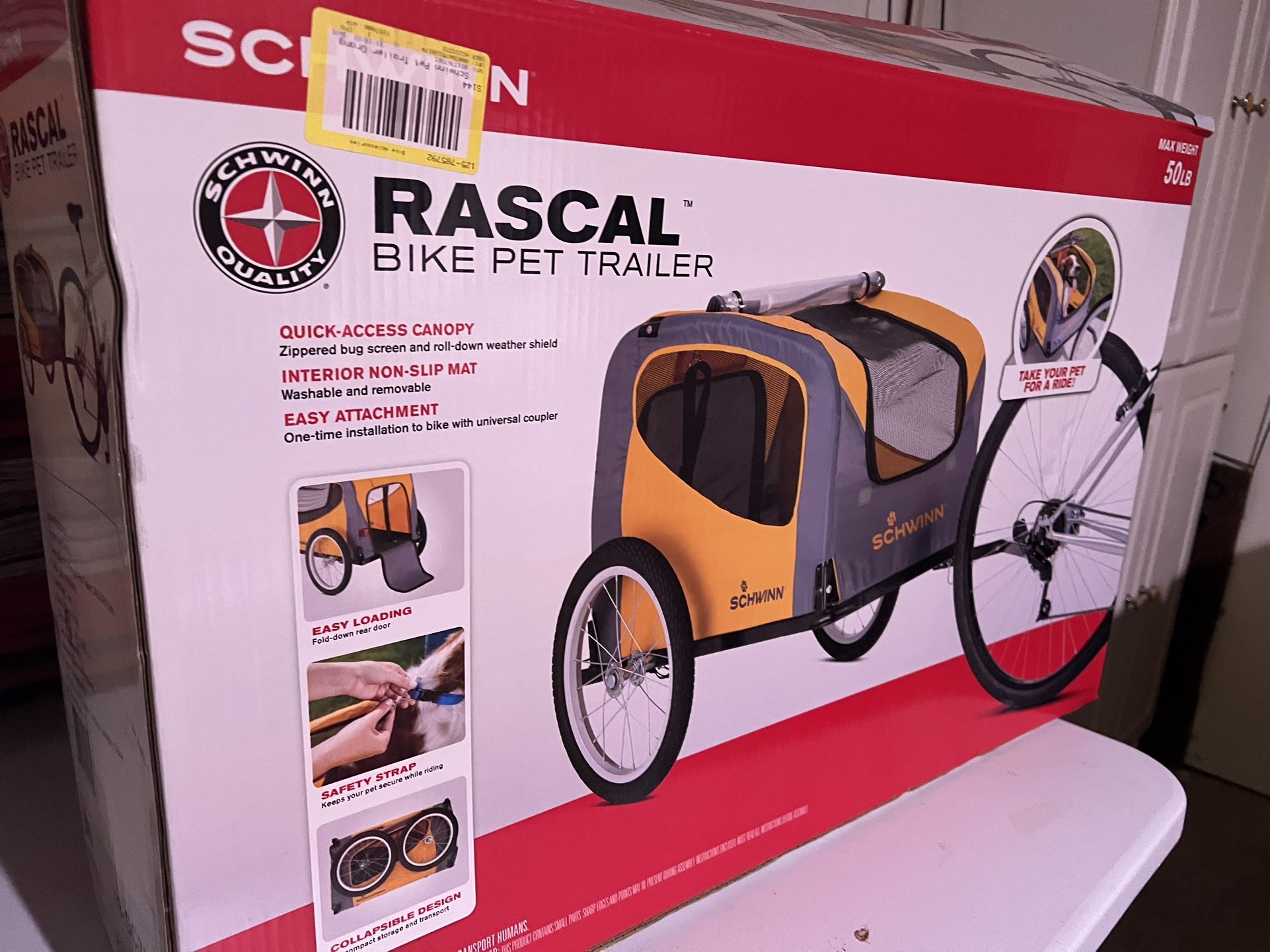 Schwinn Quality/ Rascal Bike Trailer